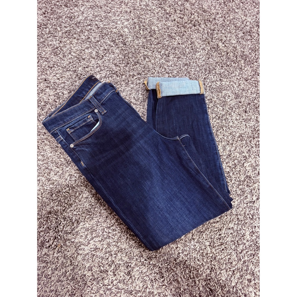 Banana Republic Premium Denim Mid-Rise Skinny Jeans Dark Wash Indigo 29/48